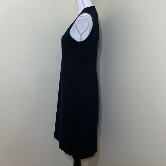Nwt Premise woman’s black v neck Medium Dress. - Picture 3 of 7